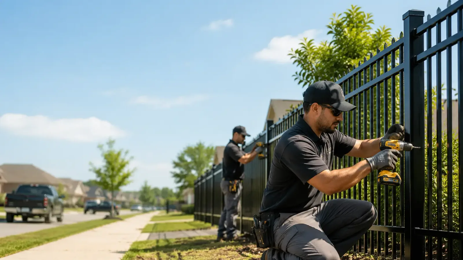 Metal Fence Installation in Union City, MI